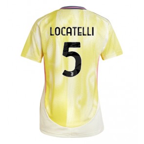 Billiga Juventus Manuel Locatelli #5 Bortatröja Dam 2024-25 Kortärmad